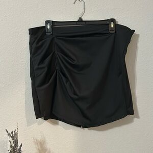 SHEIN Curve cinched skort, Black, 2x, Never Worn